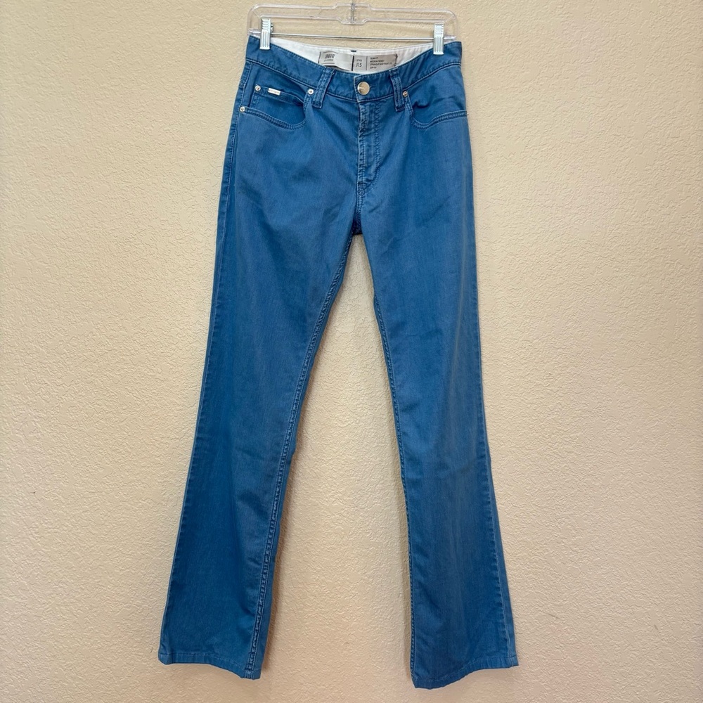 Armani Collezioni Blue Indigo Jeans Slim Fit Style J15 Size US 31